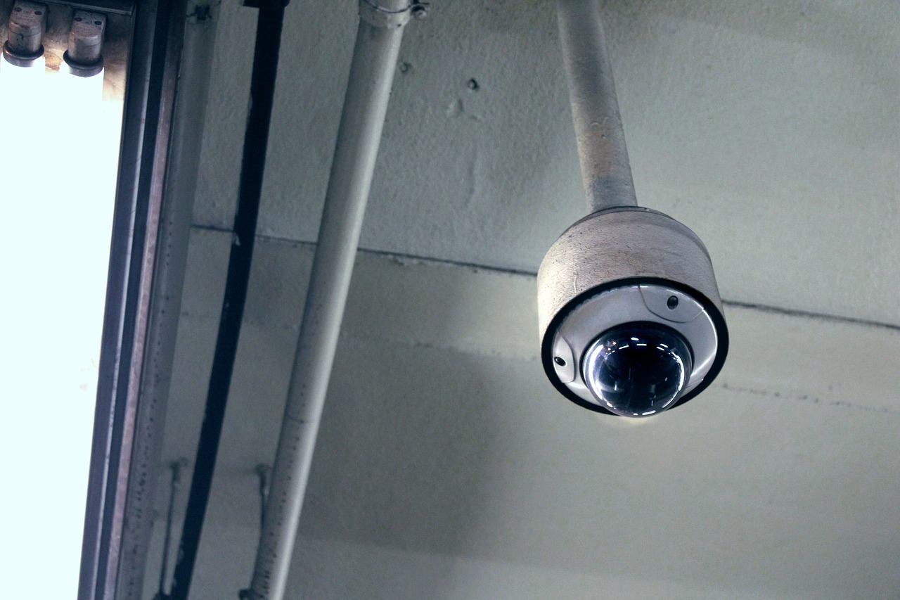 camera, security, ceiling