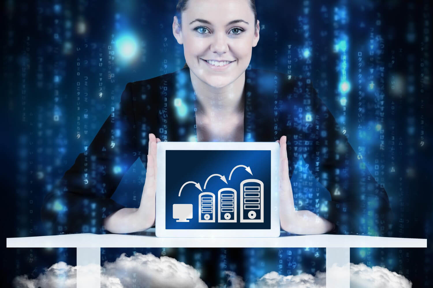 Cloud computing concept